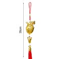 thumbnail image 4 of Exquisite Workmanship Pendant New Year Pendant Fortune Symbol Blessing Chinese Dragon Pendant with Tassel for Home Holiday Decoration, 4 of 8