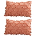 thumbnail image 1 of Funda de almohada Embrace de 2 piezas: funda de cojín para sofá, funda de almohada cuadrada decorativa, funda de almohada de estilo moderno de color sólido, cremallera de 12x20", 1 of 5