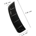 thumbnail image 4 of 2 pares de pegatinas decorativas de ventilación lateral para coche, cubierta Universal para guardabarros, embellecedor de parachoques, rejillas de capó, Exterior de carbono, negro brillante, 4 of 5