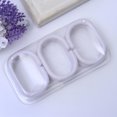 thumbnail image 4 of Juego de 24 anillos de ducha de plástico, anillos accesorios para cortinas, 24 ganchos individuales blanco 46 x 29 mm, 4 of 4