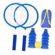 thumbnail image 5 of Juego de bádminton para niños, raqueta de bádminton con volante, bolsa de almacenamiento resistente Azul, 5 of 9