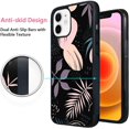 thumbnail image 4 of Compatible with iPhone 12 Case for Women - FYBTO Phone Case for iPhone 12 Pro Case Girls Flowers Pattern for iPhone 12 Cases Shockproof Silicone Protective Cover, 4 of 5