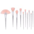 thumbnail image 1 of Juegos De Brochas De Maquillaje De 7/10 Uds., Mango En Espiral, Brocha Suave Para Sombra De Ojos, Herramientas De Belleza Portátiles Para Todo Tipo De Piel Monstrate CE008039-04, 1 of 6