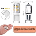 thumbnail image 2 of G9 Led 2w, 20w 25w G9 Halogen Equivalent, 200lm Warm White 3000k Led Bulb G9 Lamp, Cri 80, 360 Degree Angle, Ac 220-240v, Not Dimmable, Pack Of 5 [ene, 2 of 5