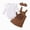 R001-Brown, variant on NOLDARES Baby Girl 1st Birthday Outfit Print Overall Dress Romper Skirt Set Headband 3Pcs Fall Clothes(Red,18-24 M)
