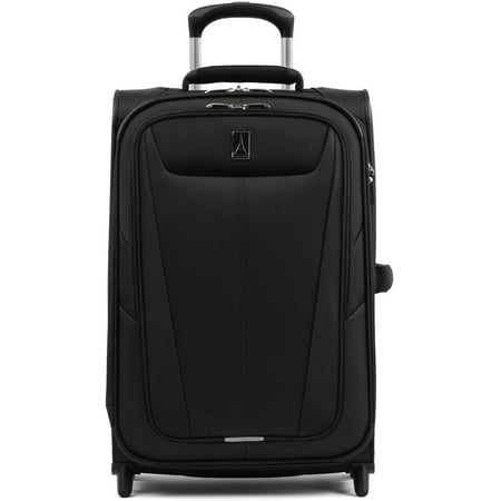 Travelpro Maxlite 5 Softside Lightweight Expandable Upright Luggage, Black, Carry-On 22-Inch