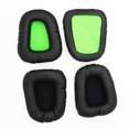 thumbnail image 4 of Coussinets d'Oreille Professionnels Géométriques en Cuir Housse en Éponge Pièces de Réparation Remplacement pour Écouteurs Electra Vert, 4 of 7
