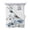 White, variant on Quilts Full Size Bedding Set, Blue Grey Floral Lightweight Quilted Comforter, Watercolor Flowers Farmhouse Soft Reversible Bedspread Coverlet with Pillow Covers for All Season, 78" x 90"