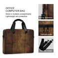 thumbnail image 4 of FORMRS 16" Laptop Bag Carrying Sleeve Case with Handle Travel Shoulder Briefcase, Wood Grain, 4 of 8