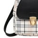thumbnail image 5 of Mochila pequeña a cuadros con diseño de hebilla de metal de 19", ideal para viajes de niñas y mujeres, 5 of 8