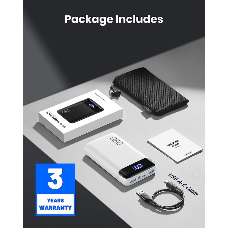 INIU Portable Charger, 22.5W 20000mAh USB C in & Out Finland INIU Portable Charger, 22.5W 20000mAh USB C in & Out Finland