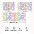 thumbnail image 2 of GZHJMY Rainbow Unicorn Stripe Satin Pillowcase for Hair and Skin Silk Pillowcase, Queen Size(20x30 inches) - Slip Cooling Satin Pillow Covers with Envelope Closure, 2 of 7