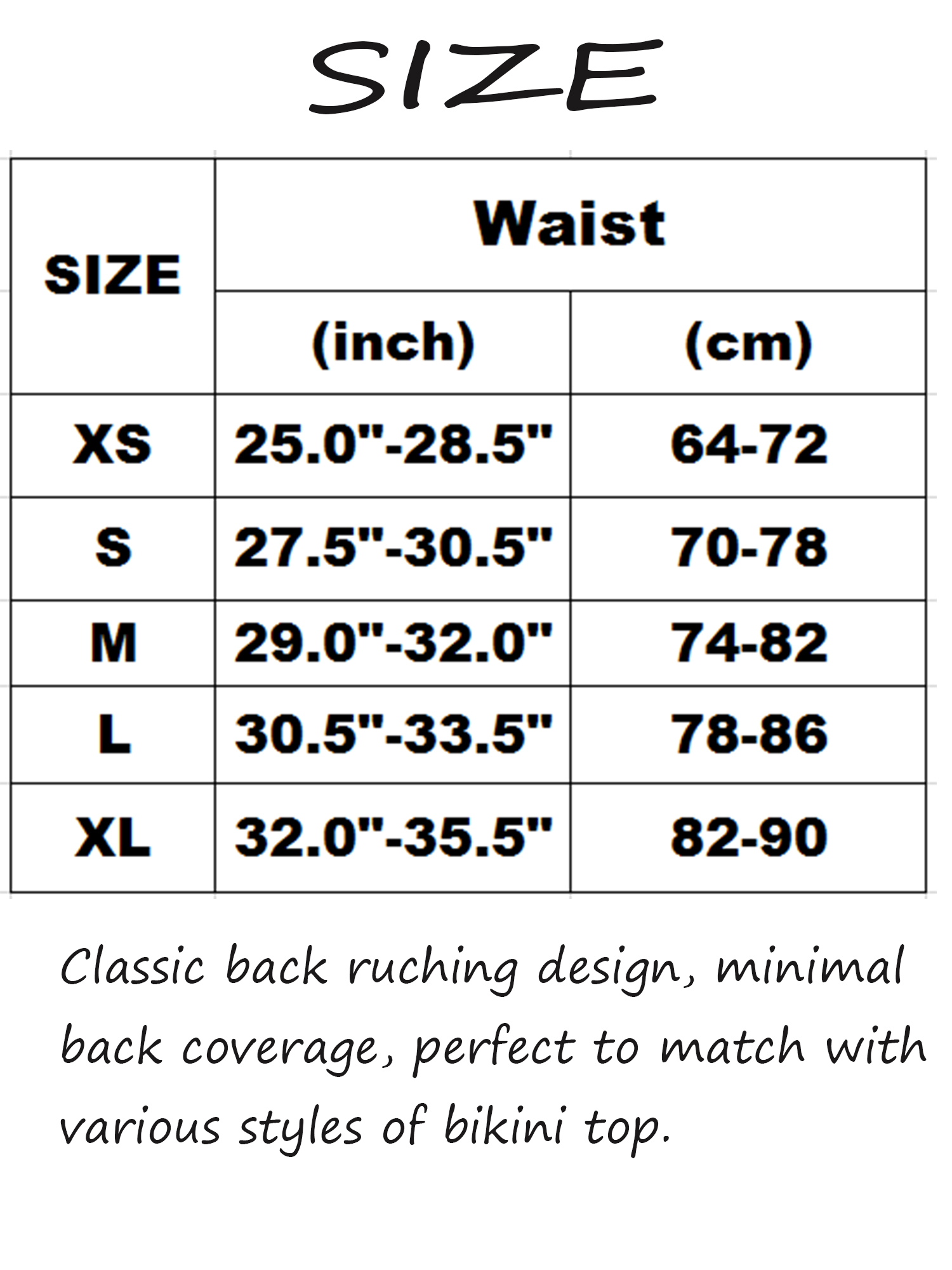 DODOING Women's Ruched Underwear Bikini Thong Bottom Sexy Bikini Bottom Thong Cheeky T-Back Booty Solid Classic Ruched Swimsuit - image 2 of 6