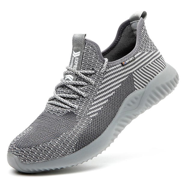 Safety Shoes Trainers Mens Women Lightweight Breathable Work Shoes Steel Toe Caps Sneakers