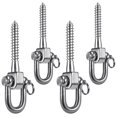 thumbnail image 1 of Perchas giratorias SELEWARE de acero inoxidable, paquete de 4 unidades, 1800 libras de capacidad, 1 of 7