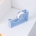 thumbnail image 4 of Tape Dispenser with Non-Slip Base Smooth Roller Cutter for Adhesive Tape Application, Blue, 4 of 9