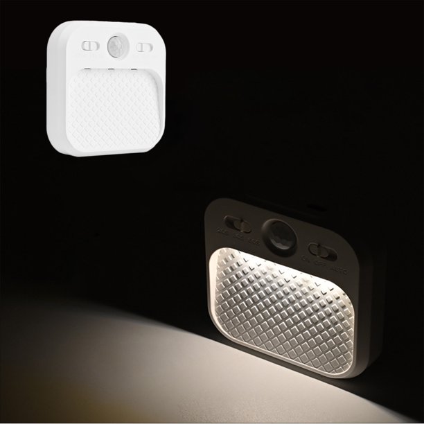 Xihbxyly Ofertas Flash de Hoy Ofertas Prime Liquidación Sensor de Integridad, Sensor Humanoide, Armarios, Pasillos, Escaleras, Cocina, Atenuador Nocturno, Recargables Nocturnas En Color