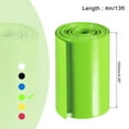 thumbnail image 2 of Uxcell 103mm Flat 4m Light Green Heat Shrink Tube Wraps Battery Wrap for Big Battery Pack, 2 of 5