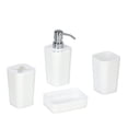 thumbnail image 1 of Jessar - 4 Pieces Bathroom Accessory Set, White, 1 of 1