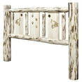 thumbnail image 3 of Montana Collection King Headboard w/ Laser Engraved Wolf Design, Ready to Finish, 3 of 5