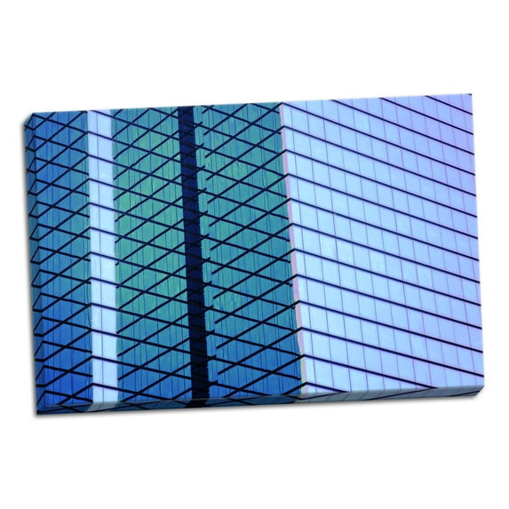 Gango Home Decor Glass & Steel I by Alan Hausenflock (Ready to Hang); One 36x24in Hand-Stretched Canvas