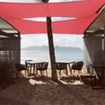 thumbnail image 2 of Yescom 1 pack 6'x10' 97% UV Block Patio Awning Rectangle Sun Shade Sail Canopy Red Outdoor Garden, 2 of 9