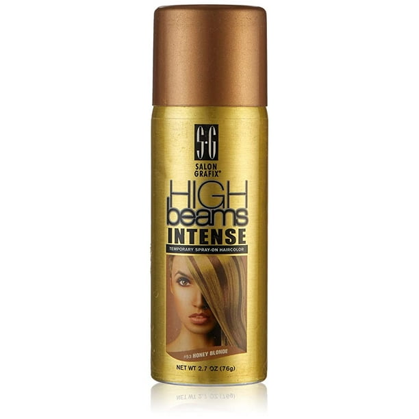 High Beams Intense Temporary Spray On Hair Color Honey Blonde 2 7 Oz Pack Of 3 Walmart Com Walmart Com