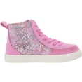 thumbnail image 4 of BILLY Footwear Kids Classic Lace High (Toddler/Little Kid/Big Kid) - Shoes for Kids - Canvas Upper - High-top Pink Print 11 Little Kid M, 4 of 6