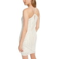 thumbnail image 2 of Jump Womens Pink Spaghetti Strap Short Body Con Evening Dress, 2 of 4
