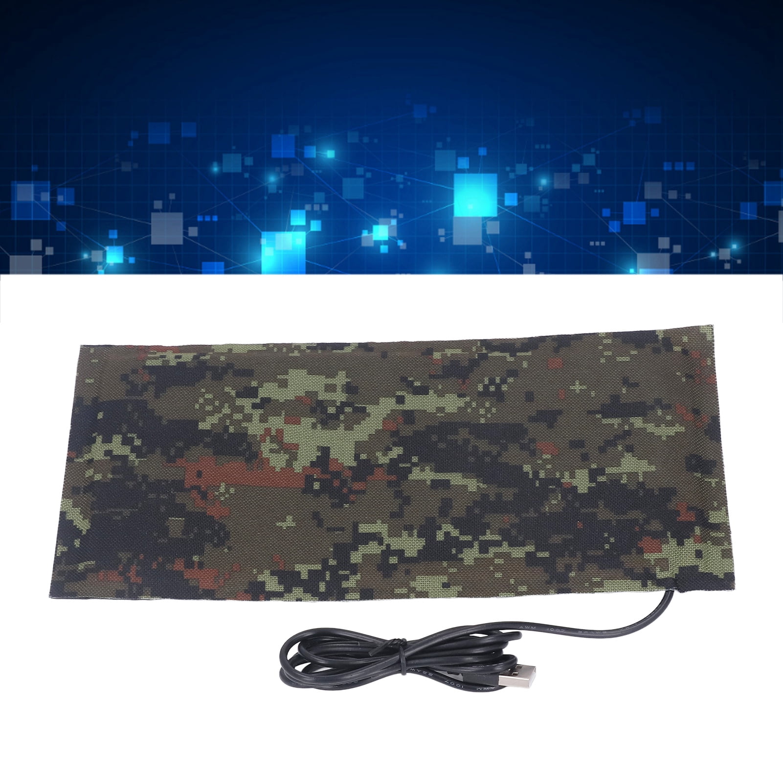 Clothing USB Electric Heating Pad 5V Carbon Fiber Heating Cloth Washable Clothes Heating Pad