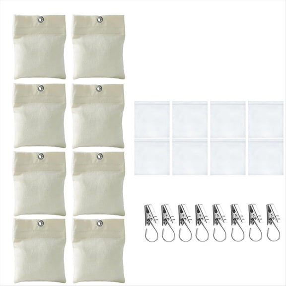8 Pack Outdoor Curtain Weights, 15oz Sandbag Weighted Bags Drapery Weights Bottom