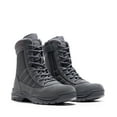 thumbnail image 2 of BURUDANI Men's Military Tactical Work Boots Side Zipper Leather Motorcycle Combat Boots, 2 of 7