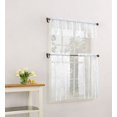 thumbnail image 1 of MAINSTAYS White Lace Valance/Tier Set, 1 of 1