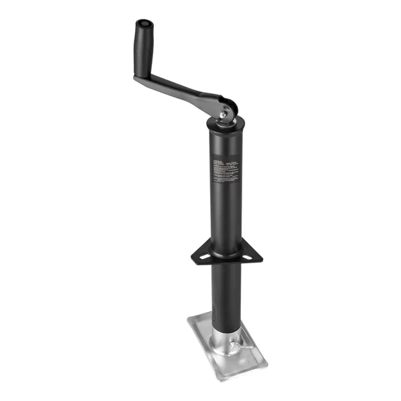 2000 lbs A-Frame Trailer Jack with Handle and Rectangular Footpad,15-inch Vertical Travel,Ideal for RVs,Horse Trailers,Utility Trailers and Yachts