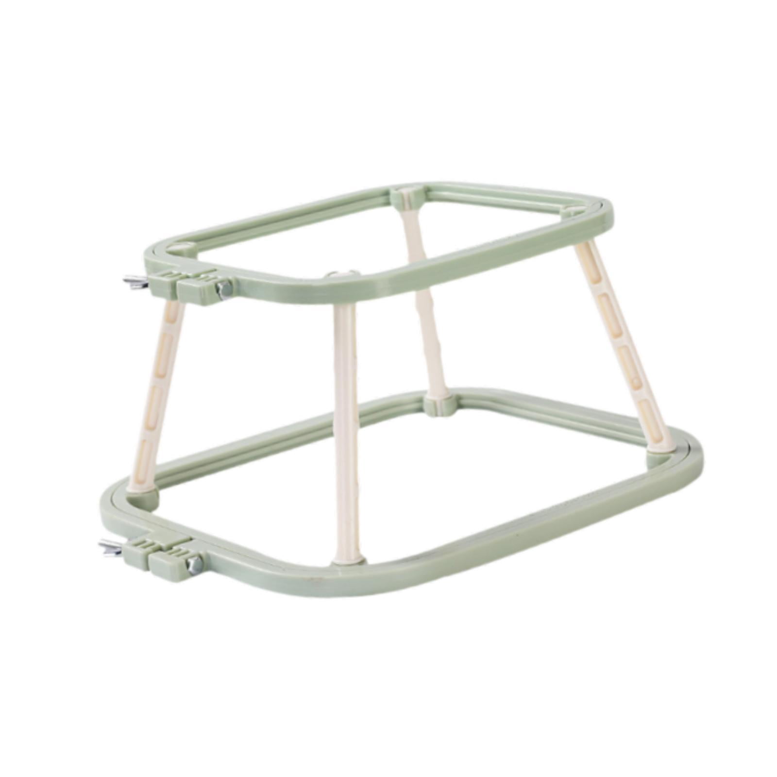 Abbraccia Embroidery Hoop Cross Stitch Rack for Adults Versatile Cross Stitch Hoop Embroidery Frame Holder Stand for Crafts Accessories Green