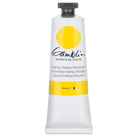 (Price/TU)Gamblin G1310 Oil Color 37ml Hansa Yellow Medium