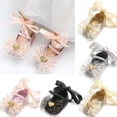thumbnail image 1 of Bébé bébé Filles Partie Robe Enfants Talons Plats Chaussures Filles Arc Princesse Chaussures, 1 of 5