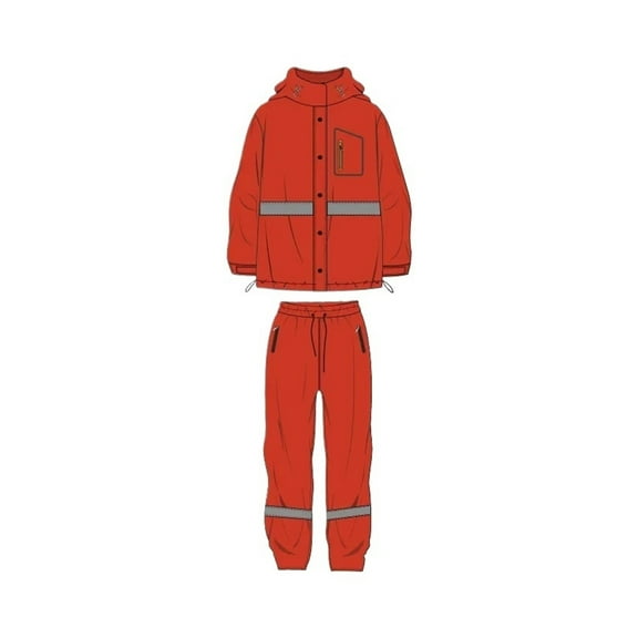 CHUNYAN Anti-static raincoat rain pants suit, suitable for gas stations, motorcycle riding waterproof raincoat suit