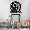 thumbnail image 5 of Craftnamesign Custom Metal Koi Fish Sign, Ying Yang Koi Fish Metal Wall Art, Koi Fish Wall Decor, 5 of 5
