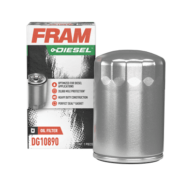 FRAM Diesel DG10890 20,000 Mile Oil Filter, Fits Select Diesel Vehicles
