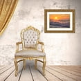 thumbnail image 3 of Collins, Ann 14x11 Gold Ornate Wood Framed with Double Matting Museum Art Print Titled - California-La Jolla-Sunset at Boomer Beach, 3 of 4