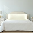 thumbnail image 3 of PiccoCasa 1Pc Soft Silky Satin Long Pillowcases for Bedding 20"x54" White, 3 of 7