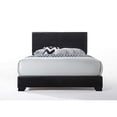 thumbnail image 3 of ACME Ireland Queen Panel Bed in Black Faux Leather, Multiple Sizes, 3 of 5