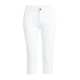 thumbnail image 5 of Lovzfmll Women's Cropped Pants, Slim Fit Yoga Leggings, Active Casual Capri Pants White, S, 5 of 9