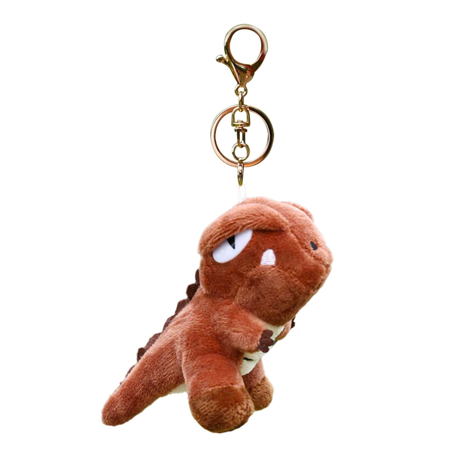 Booker Dinosaur Keychain Pendant Tyrannosauruss Rexs Plush Toy Doll Bag