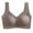 Coffee, variant on Jsaierl Womens Sports Bras Wireless Yoga Training T-shirt Bras Lace Cotton Comfortable Bralettes Soft Push Up Sports Bras