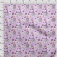 thumbnail image 4 of oneOone Cotton Poplin Dusty Purple Fabric Kids Princess Castle Dress Material Fabric Print Fabric By The Yard 56 Inch Wide, 4 of 4