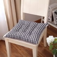 thumbnail image 2 of Bisitoy Square Plaid Tufted Seat Cushion 15.75 x 15.75 Inch Thick Chair Pad Soft Comfort Chair Cushion for Dining Chair, Office Chair, Sofa, 2 of 4