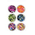 thumbnail image 4 of CIMAXIC Manicure Shining Pieces 1 Set of Manicure Round Shining Pieces Mixed Colorful Shining Pieces for Home Store (12 Kinds of Color),0.98"X0.98"X0.51", 4 of 4