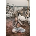 thumbnail image 2 of Cole, Trevor 23x32 Black Ornate Wood Framed with Double Matting Museum Art Print Titled - A Mundari Man In Situ, 2 of 4